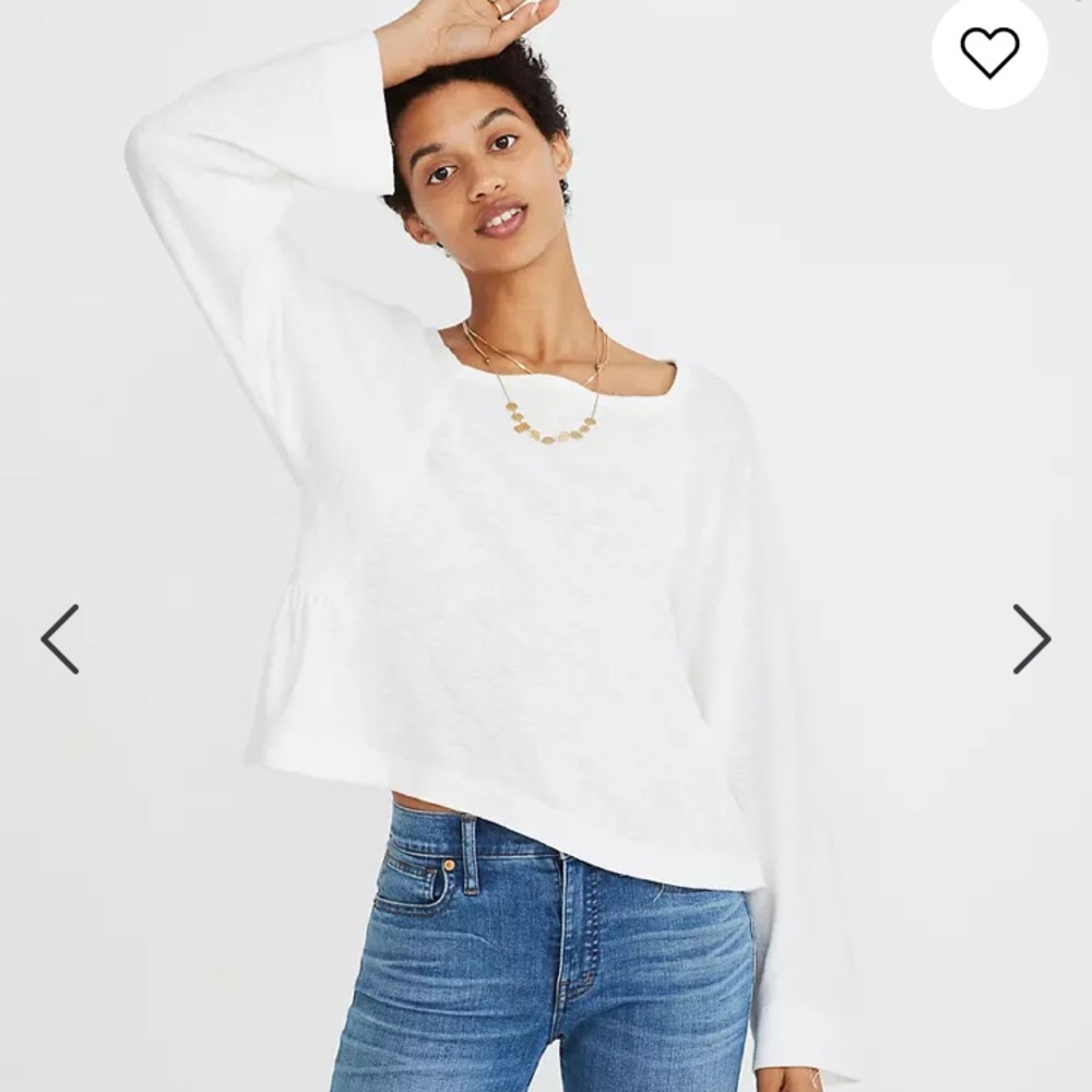 Madewell square neck dolman top size XXS
